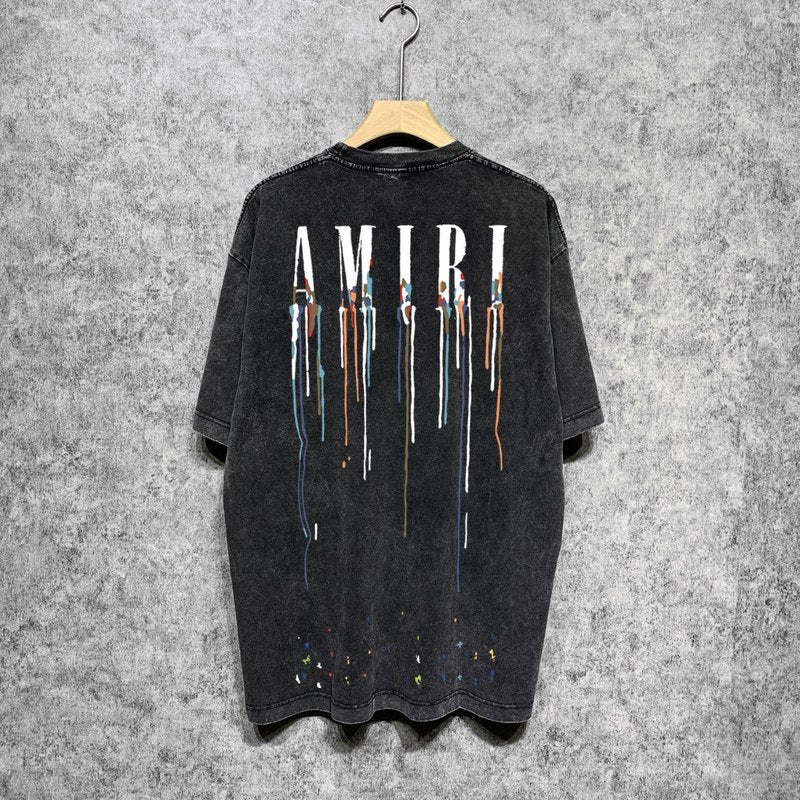 Amiri t-shirt front view designer style