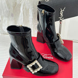 Side profile view of Roger Vivier luxury piece style No.102
