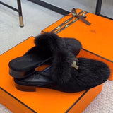Hermès White Chelsea Boots - Angled View