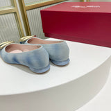 Close-up of Roger Vivier shoes craftsmanship