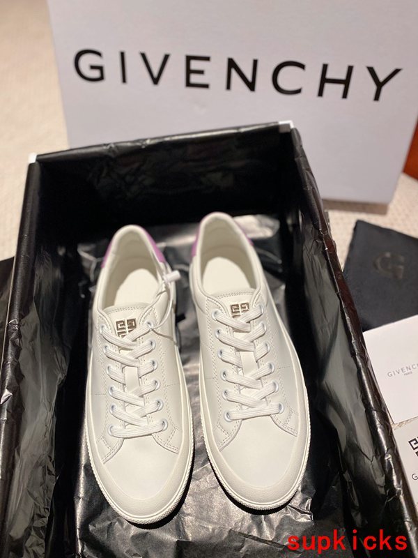 Givenchy Grey High-Top Sneakers - Side Profile View