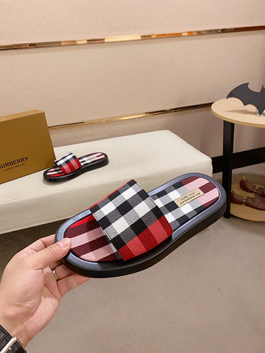 Burberry Red Ankle Boots - Full Silhouette View