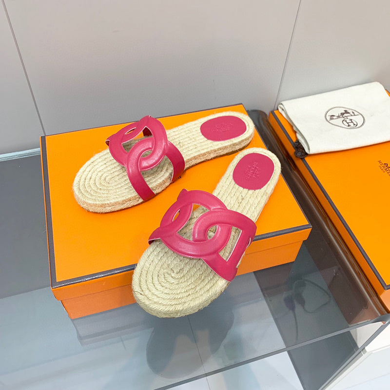 Hermes sandals Style 198 - angled studio shot