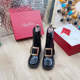 Close-up detail view of Roger Vivier luxury piece style No.097
