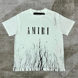 Amiri luxury t-shirt detail shot