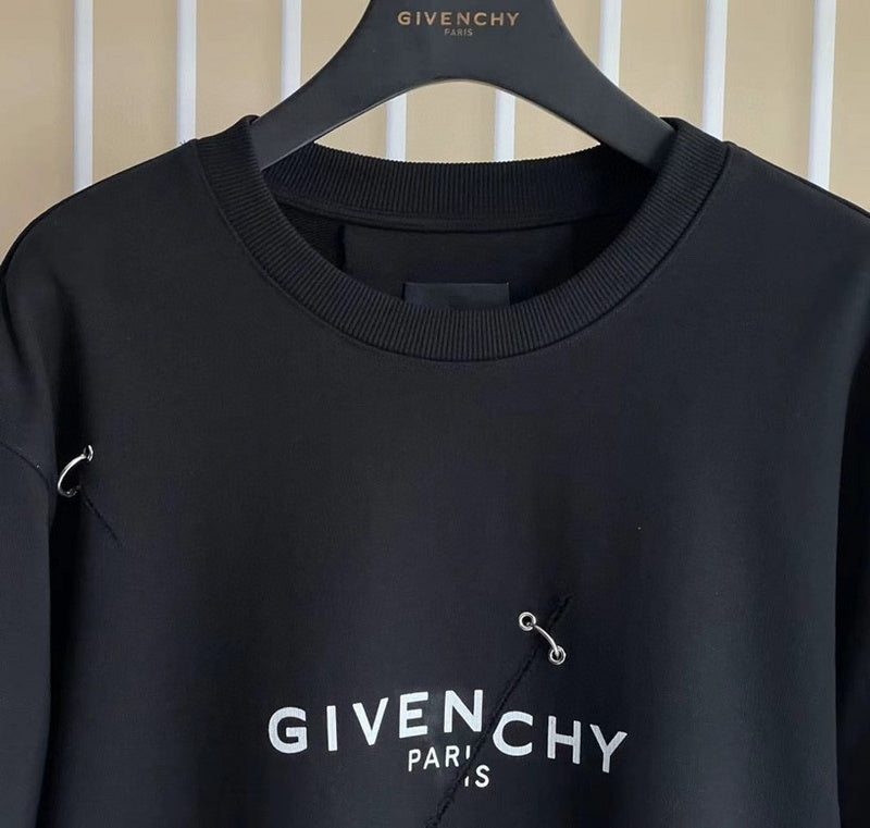 Close-up of Givenchy designer clothing craftsmanship