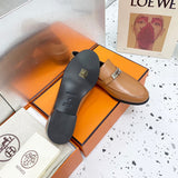 Hermes sandals Style 151 - logo and branding close-up