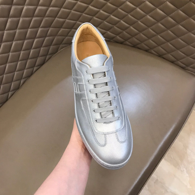 Hermès Tan Loafer Flats - Side Profile View