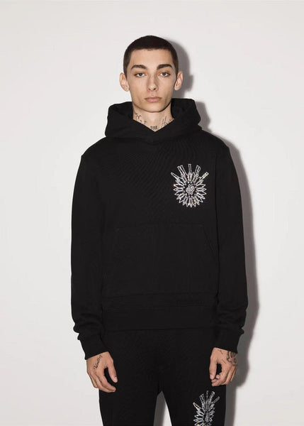 Amiri luxury hoodie detail shot