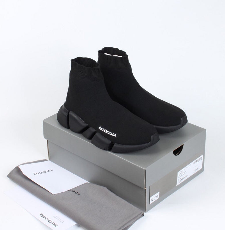 Balenciaga Red Ankle Boots - Front View