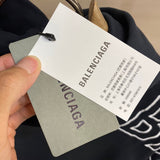 Close-up of Balenciaga designer clothing craftsmanship