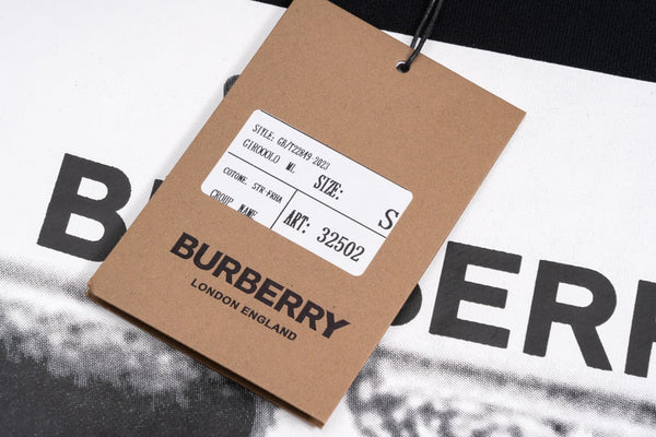 Close-up of Burberry designer clothing craftsmanship