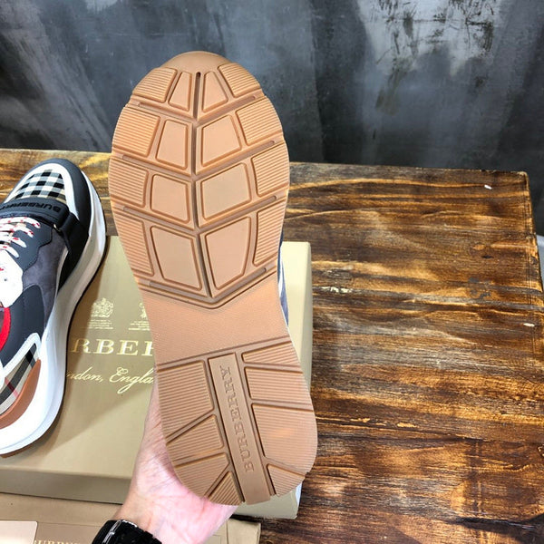 Burberry Nude Slip-On Sneakers - Sole Detail View
