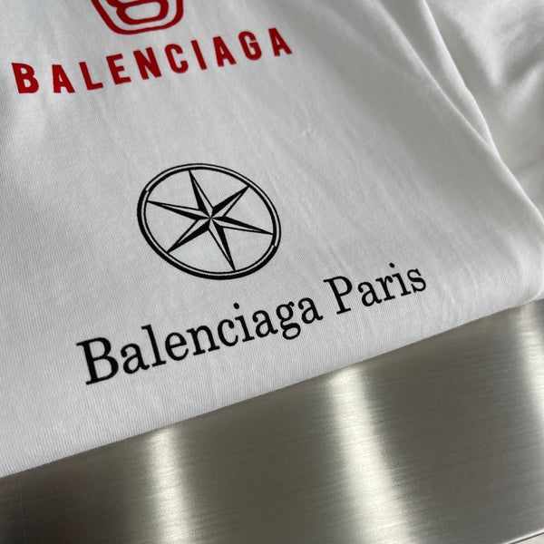 Close-up of Balenciaga designer clothing craftsmanship