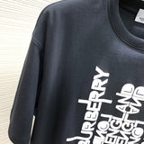 Burberry luxury t-shirt detail shot