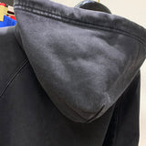 Close-up of Balenciaga designer clothing craftsmanship
