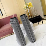 Givenchy Grey Slip-On Sneakers - Angled View