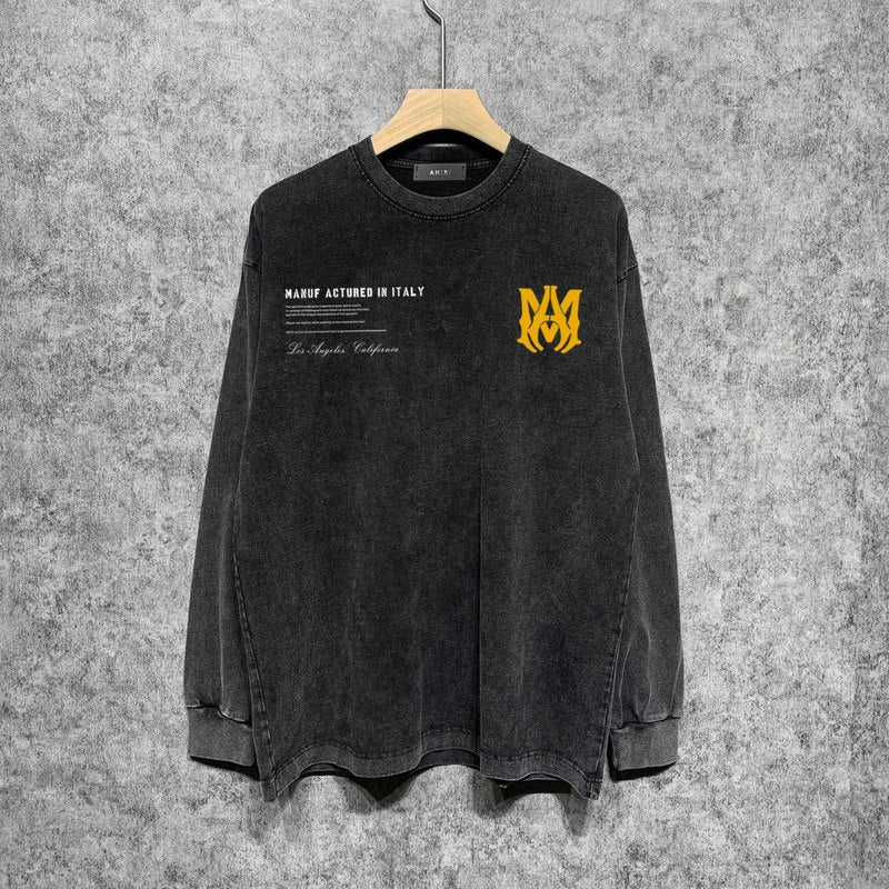 Three-quarter angle view of Amiri luxury piece style No.168