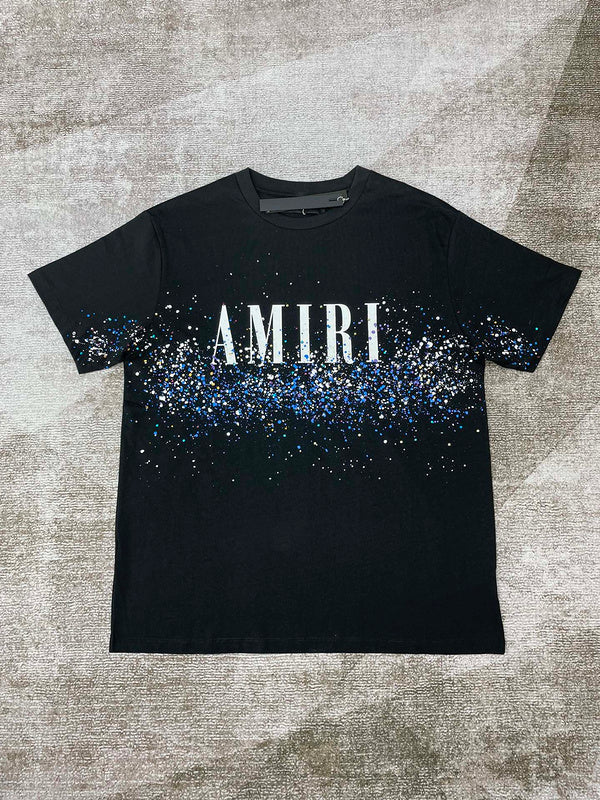Amiri luxury t-shirt detail shot
