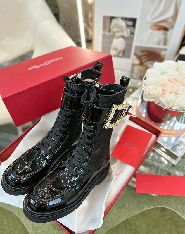 Roger Vivier luxury shoes detail shot