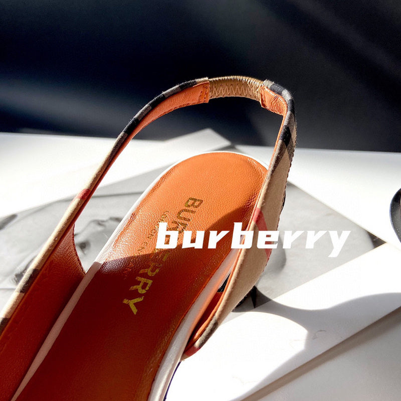 Burberry shoes Style 348 - top view showing design