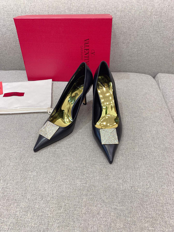 Valentino Garavani luxury shoes detail shot