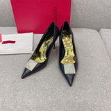 Valentino Garavani luxury shoes detail shot