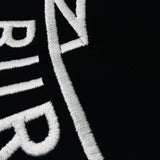 Close-up of Burberry t-shirt craftsmanship