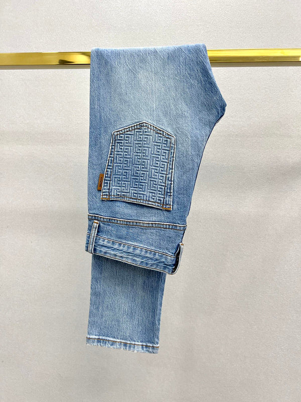 Side profile view of Balmain luxury piece style No.070