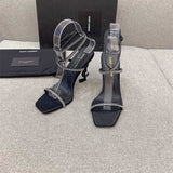 Saint Laurent shoes front view designer style