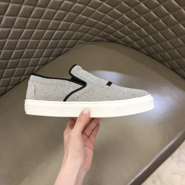 Burberry Grey Loafer Flats - Sole Detail View