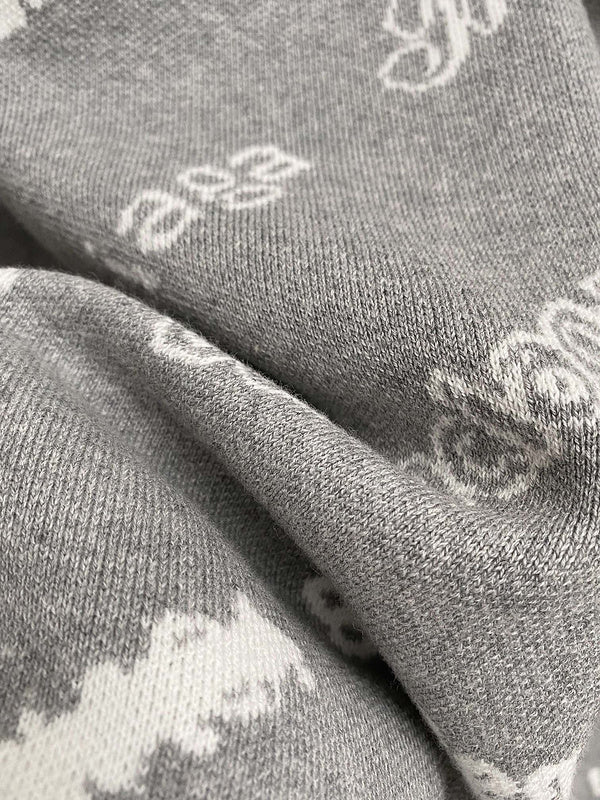 Close-up of Balenciaga designer clothing craftsmanship