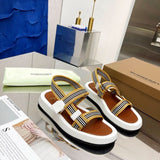 Burberry shoes Style 035 - close-up of iconic logo design