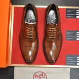 Hermes shoes Style 055 - logo and branding close-up
