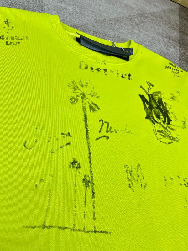 Amiri designer hoodie full view