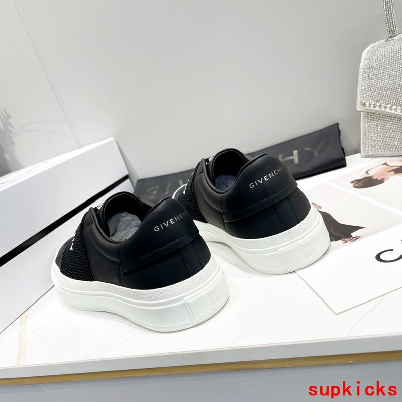 Givenchy Red Chunky Platform Sneakers - Lifestyle Styling Shot