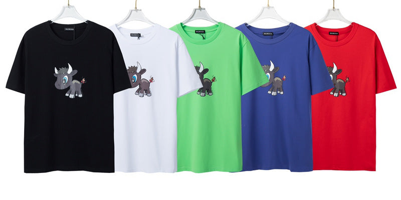 Close-up of Burberry t-shirt craftsmanship