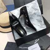 Saint Laurent designer shoes full view