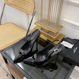 Three-quarter angle view of Saint Laurent luxury piece style No.014