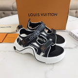 Close-up of Louis Vuitton shoes craftsmanship