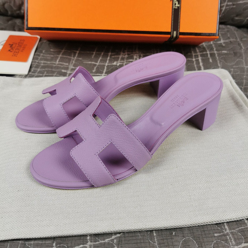 Hermès Nude Gladiator Sandals - Angled View