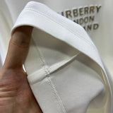 Close-up of Burberry designer clothing craftsmanship