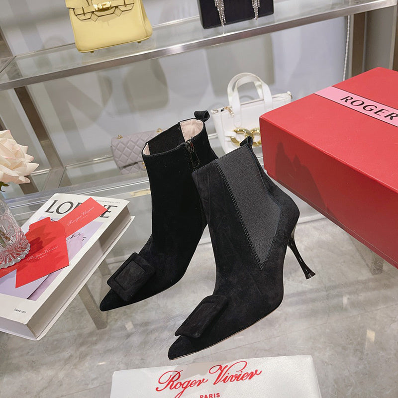 Roger Vivier luxury shoes detail shot