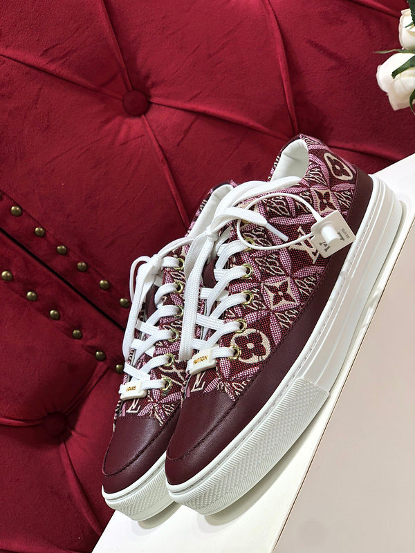 Louis Vuitton shoes Style 187 - front view, handcrafted italian detailing