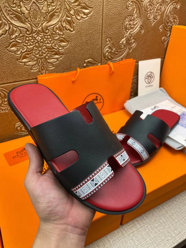 Hermès Chocolate Brown Block Heel Pumps - Angled View
