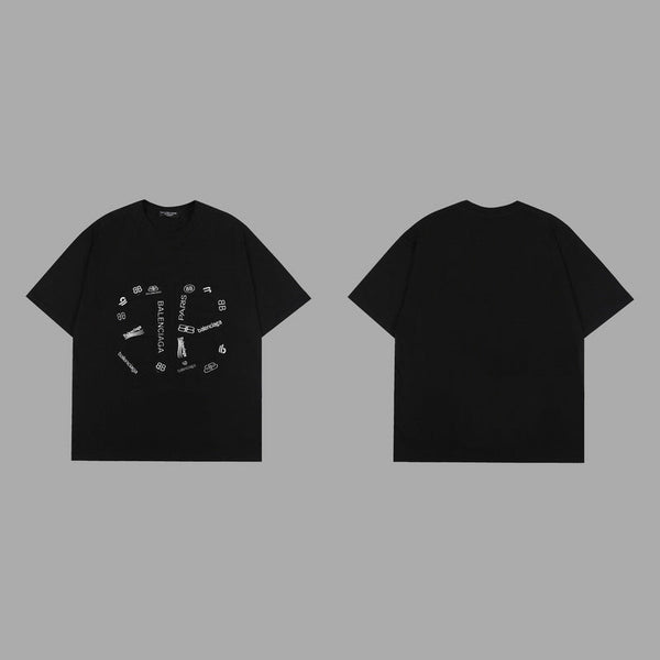 Balenciaga luxury t-shirt detail shot