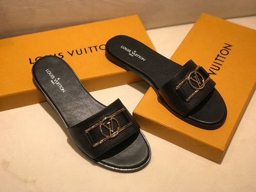 Close-up of Louis Vuitton shoes craftsmanship