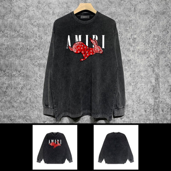 Amiri hoodie front view designer style