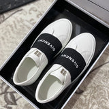 Givenchy Nude Classic Ballet Flats - Angled View