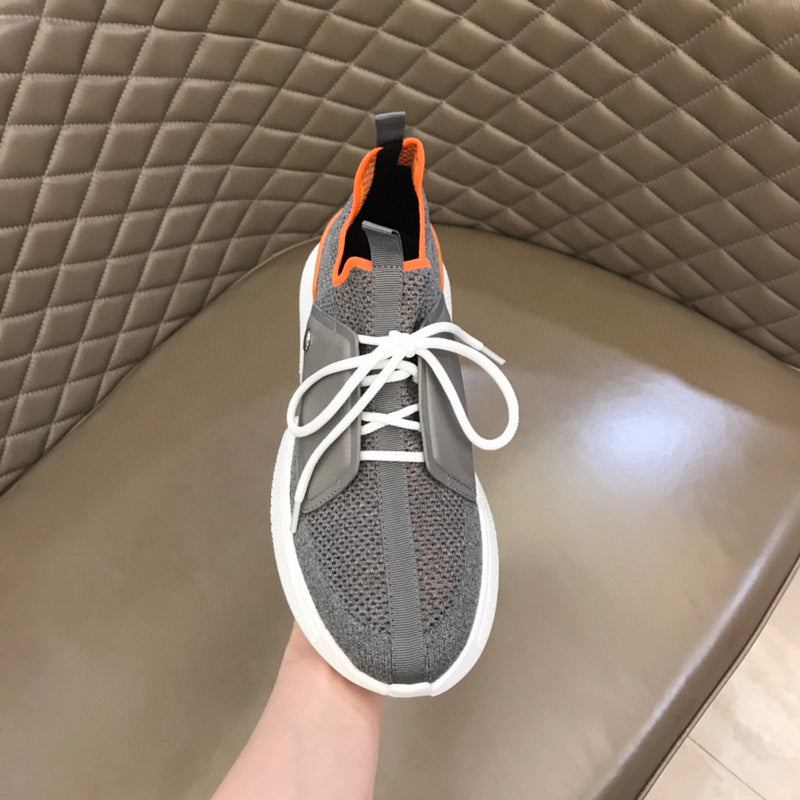Hermès Tan Chunky Platform Sneakers - Detail Shot of Craftsmanship